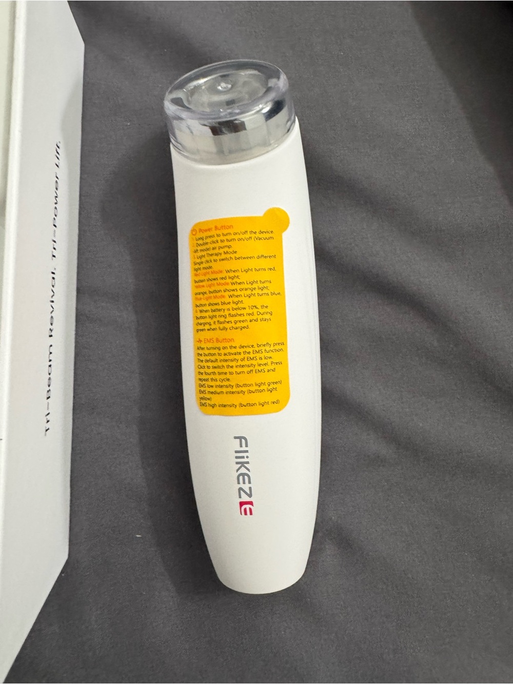 White Facial Skincare Device - Gentle Home Treatment
